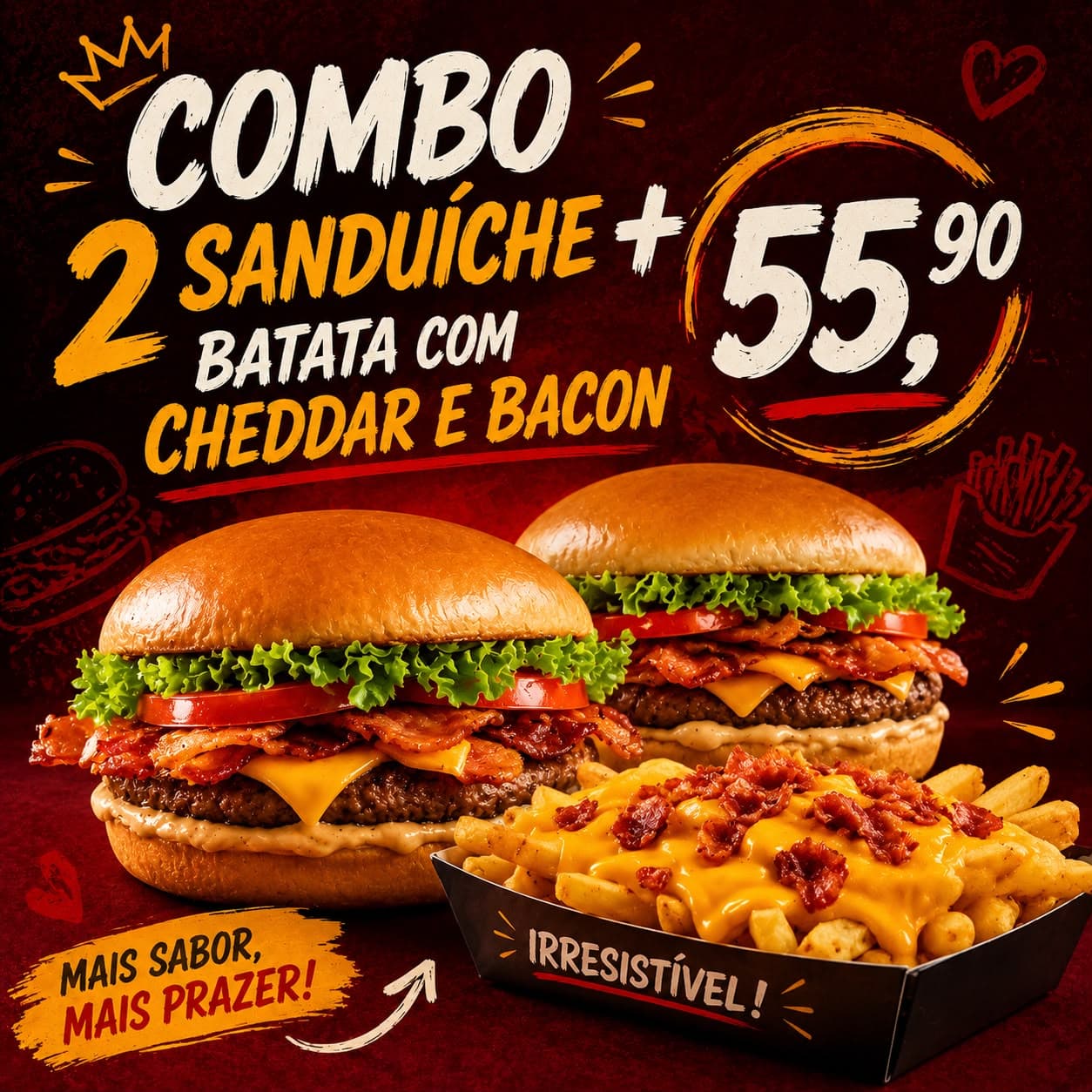 Combo 2 Sanduíches